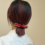 Velvet Red Barrette