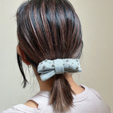 Grey Silver Ribbon Pony
