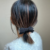 Black Side Silver Ribbon Pony