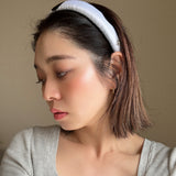 OG Headband White Black Dot