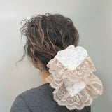 Big Lace Square Scrunchie