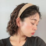 Thin Headband Brown Hemp