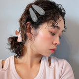 RE Hair Pin Silver Lame