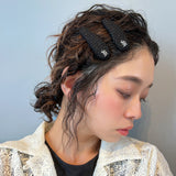 Black Hemp Hair Pin