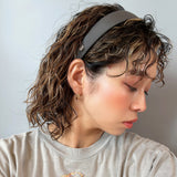 Nylon Grey Thin Headband
