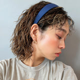 Nylon Navy Thin Headband