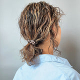 Grey Watercolor Mini Scrunchie