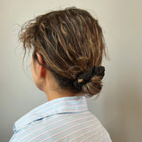 Silk Black Mini Scrunchie