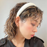 Eco White Leather OG Headband