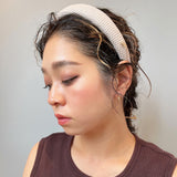Off Beige Luxe Mesh OG Headband