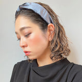 Charcoal Velour Turban Headband