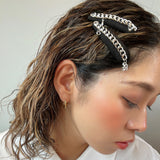 Silver Chain Hair Pin