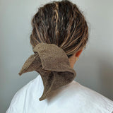 Gold Lame Shuriken Scrunchie