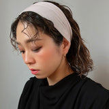 White grey Lame Headband