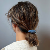 Marble Blue Stone Hair Pony