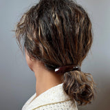Brown Stone Hair Barrette