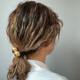 Double Ball Gold Hair Pony