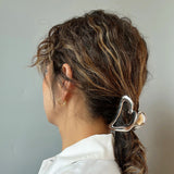 Metal Silver Heart Clip