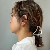 Metal Silver Heart Clip