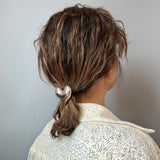 Heta Heart Metal Silver Hair Pony