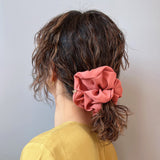 Terracotta Rose Scrunchie