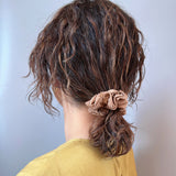 Cinnamon Bronze Mini Scrunchie