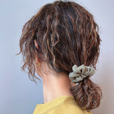 Mushroom Khaki Mini Scrunchie