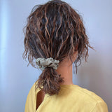 Mushroom Khaki Mini Scrunchie