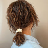Butter White Mini Scrunchie