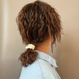 Butter White Mini Scrunchie