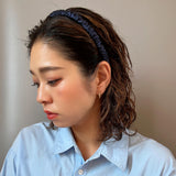 Deep Navy Gather Headband