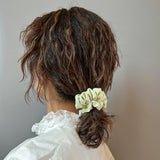 Milky Mint Mini Scrunchie