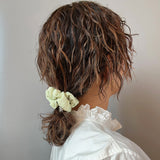 Milky Mint Mini Scrunchie