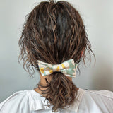 White Green Ribbon Pony