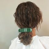 Kelly Green Gloss Bar Hair Clip