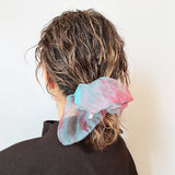 Aurora Blue Shuriken Scrunchie