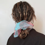 Aurora Blue Shuriken Scrunchie