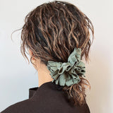 Raffle Olive Khaki Scrunchie