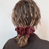Raffle Choco Brown Scrunchie