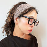 Lace Khaki Brown Headband