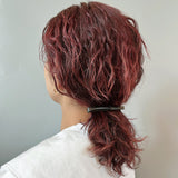 Eco Leather Ribbon Long Barrette
