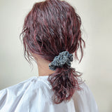 Indigo Snake Mini Scrunchie