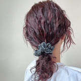 Indigo Snake Mini Scrunchie