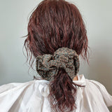 Croco Jacquard Scrunchie