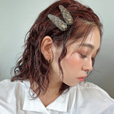 Hair Pin Croco Jacquard
